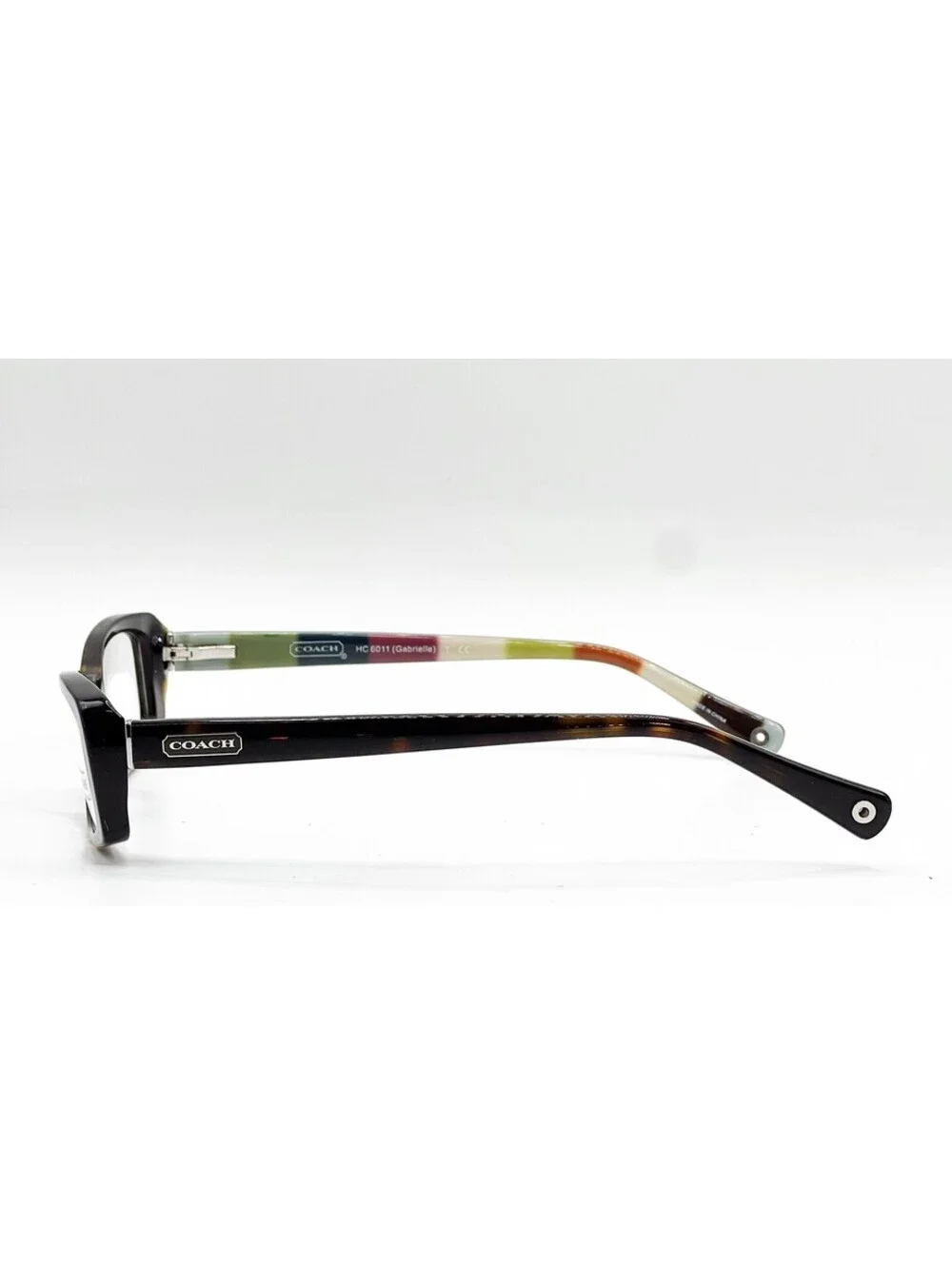 Coach HC 6011 5001 Dark Tortoise Rectangle Authentic Eyeglass Frames 49-15-135